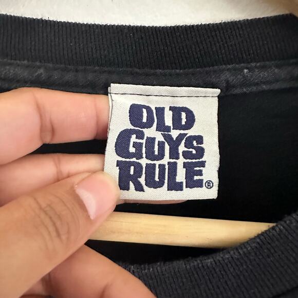 Old Guys Rule Loud Fast Built To Last Shirt Black Men's Size XL - Picture 5 of 7